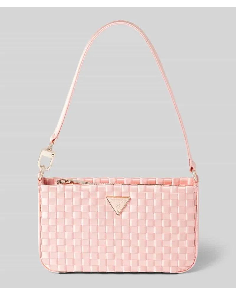 Guess Schultertasche mit Label-Detail Rosa