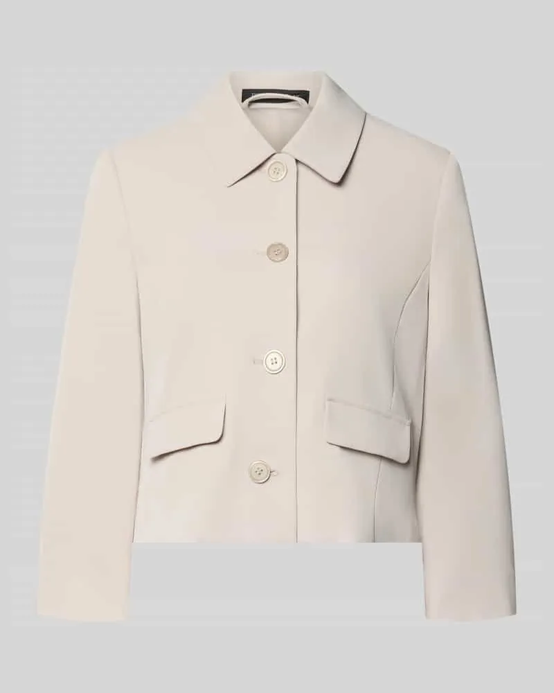 Betty Barclay Regular Fit Blazer mit Umlegekragen Beige