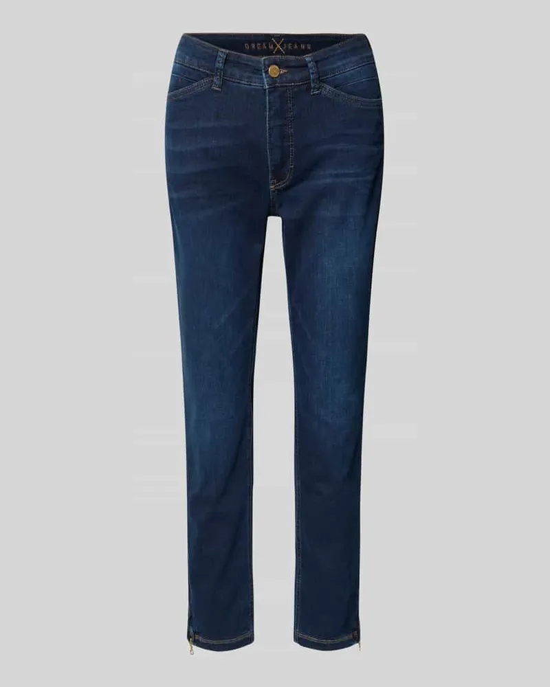 MAC Jeans Jeans in verkürzter Passform Dunkelblau