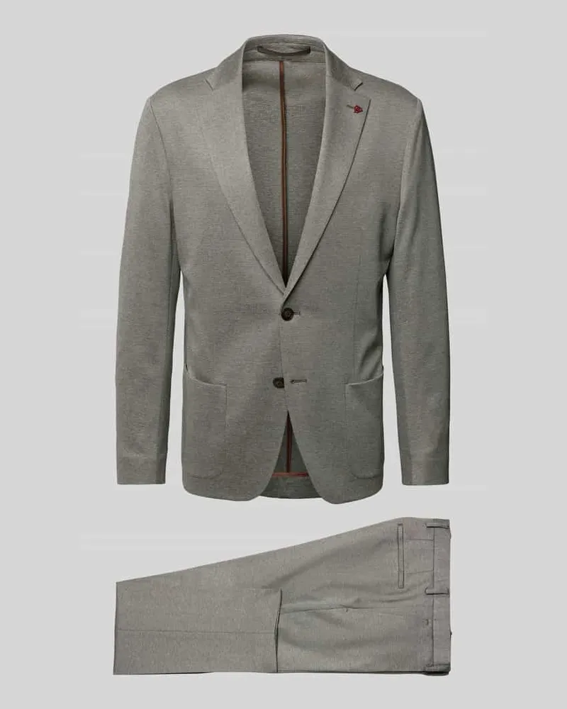 Roy Robson Anzug mit Reverskragen Beige