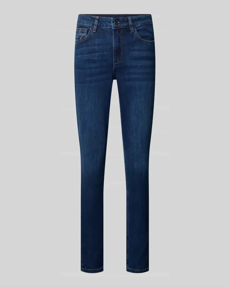 Liu Jo Skinny Fit Jeans mit Label-Detail Jeansblau