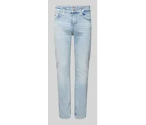 Slim Tapered Fit Jeans im 5-Pocket-Design Modell 'AUSTIN