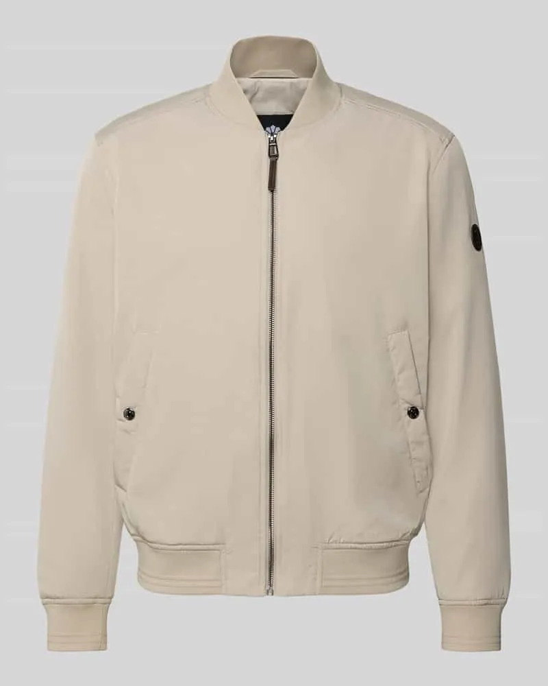JOOP! Jacke mit Stehkragen und Reißverschluss Modell 'Arik Beige