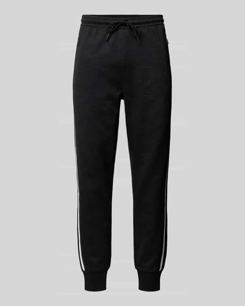 HUGO BOSS Sweatpants mit Tunnelzug Modell 'Hover Black
