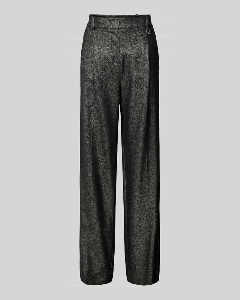 JOOP! Hose im Metallic-Look mit weitem Bein Black