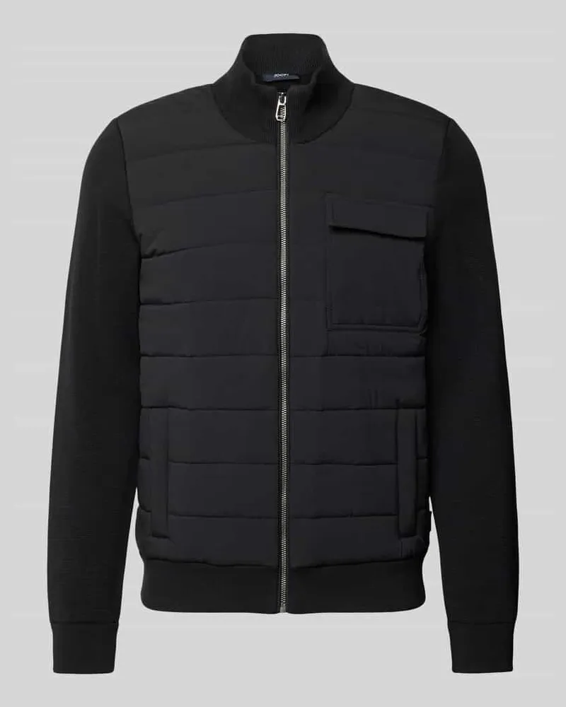 JOOP! Strickjacke mit Steppfront JK-28Lysendor Black