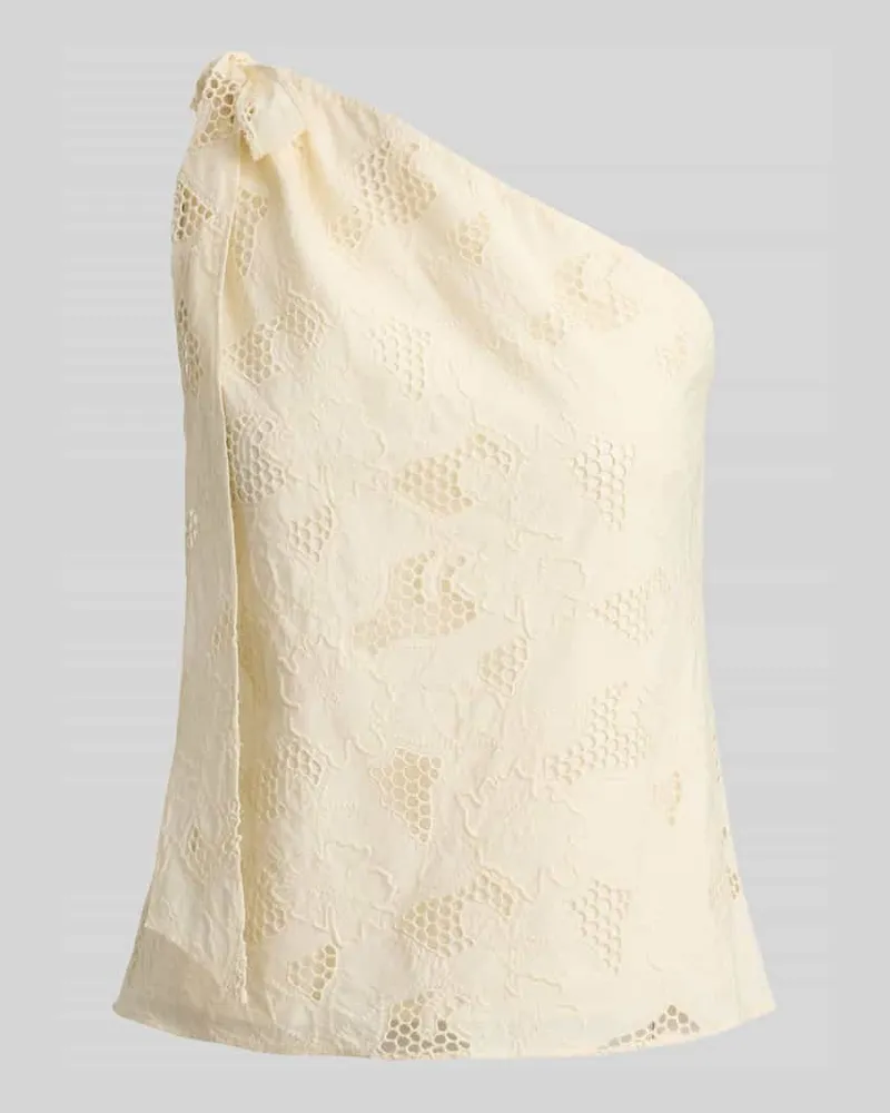 Ralph Lauren Regular Fit Top aus reiner Baumwolle Sand
