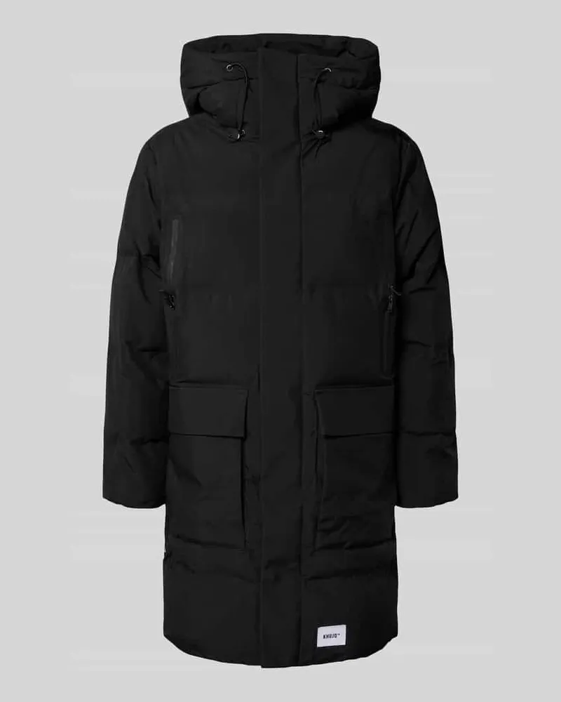 khujo Steppjacke mit Kapuze Modell 'WINER Black