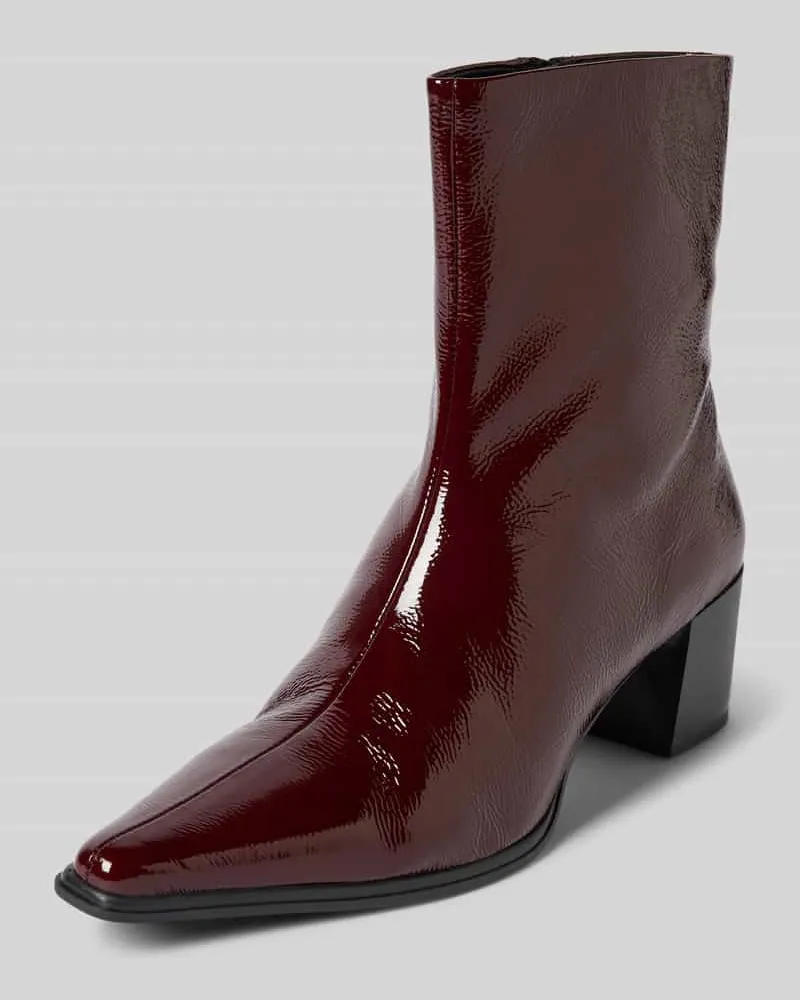 Vagabond Stiefeletten aus echtem Lackleder Modell 'GISELLE Bordeaux