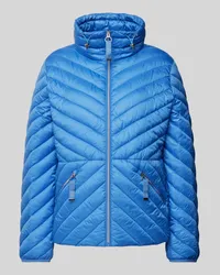 Christian Berg Steppjacke mit Stehkragen Blau