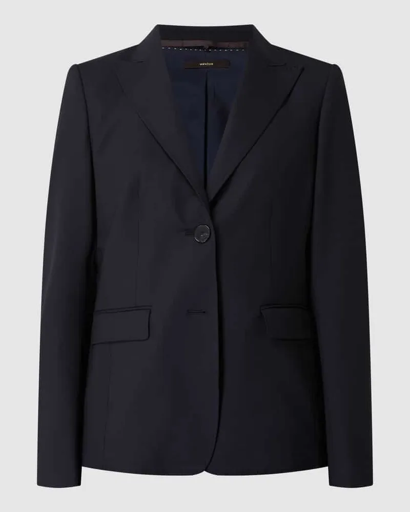 windsor. Blazer aus Schurwollmischung Marine