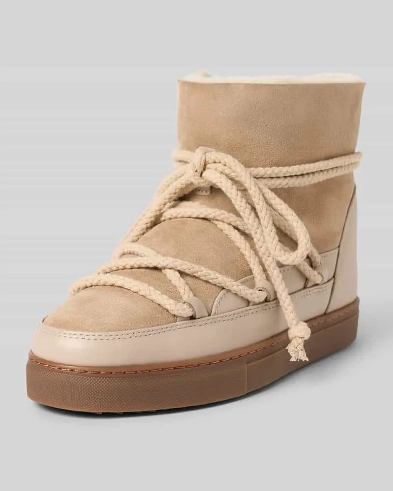INUIKII Boots mit Schnürverschluss Modell 'Classic Beige