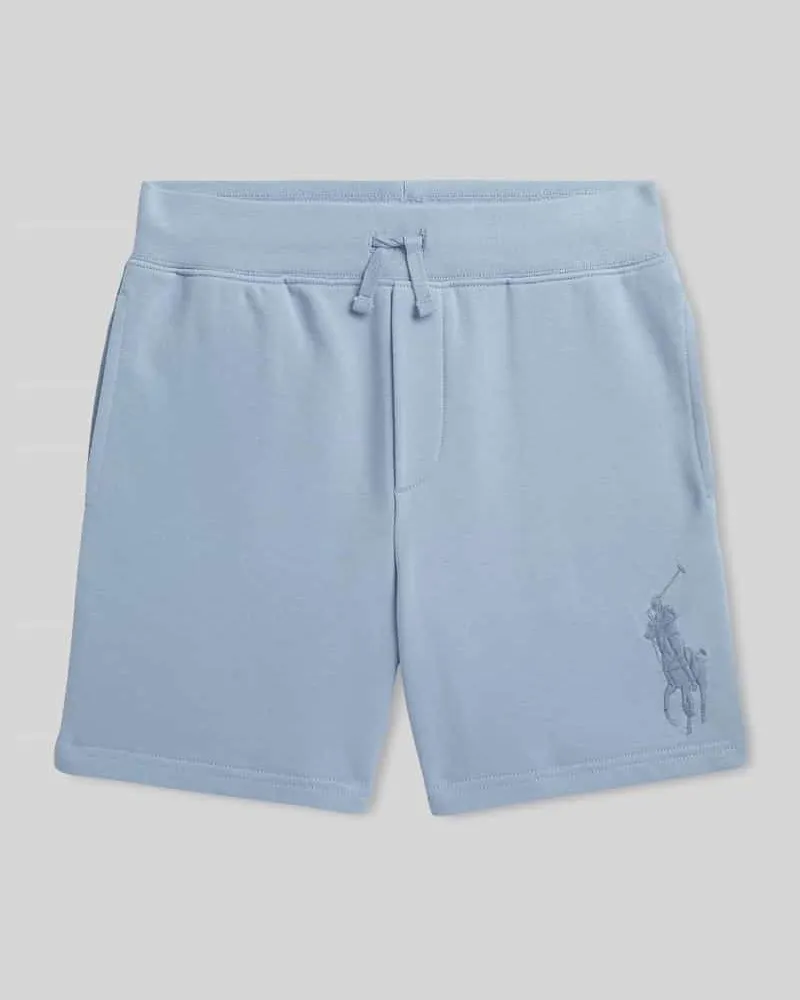 Ralph Lauren Regular Fit Sweatshorts mit Logo Detail Bleu