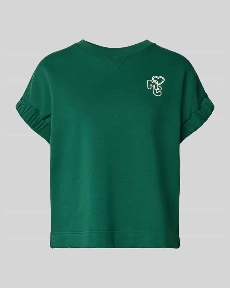 Marc Cain Relaxed Fit T-Shirt mit Logo-Detail Gruen