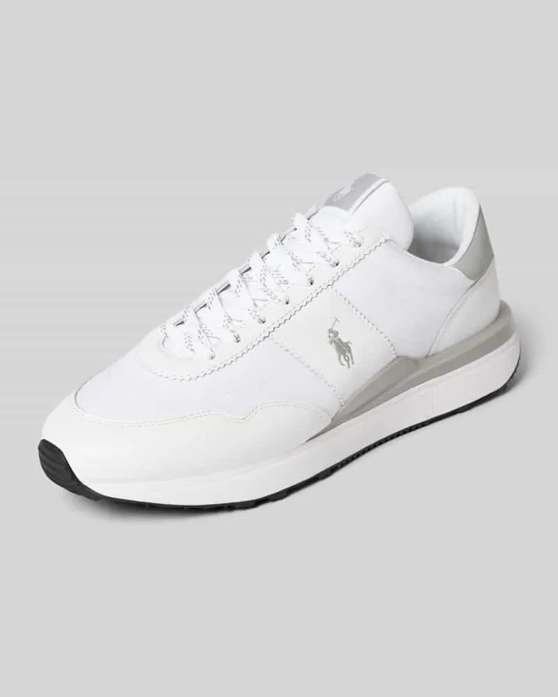 Ralph Lauren Sneaker mit Schnürverschluss Weiss