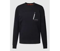Sweatshirt mit Label-Print Modell 'HURON