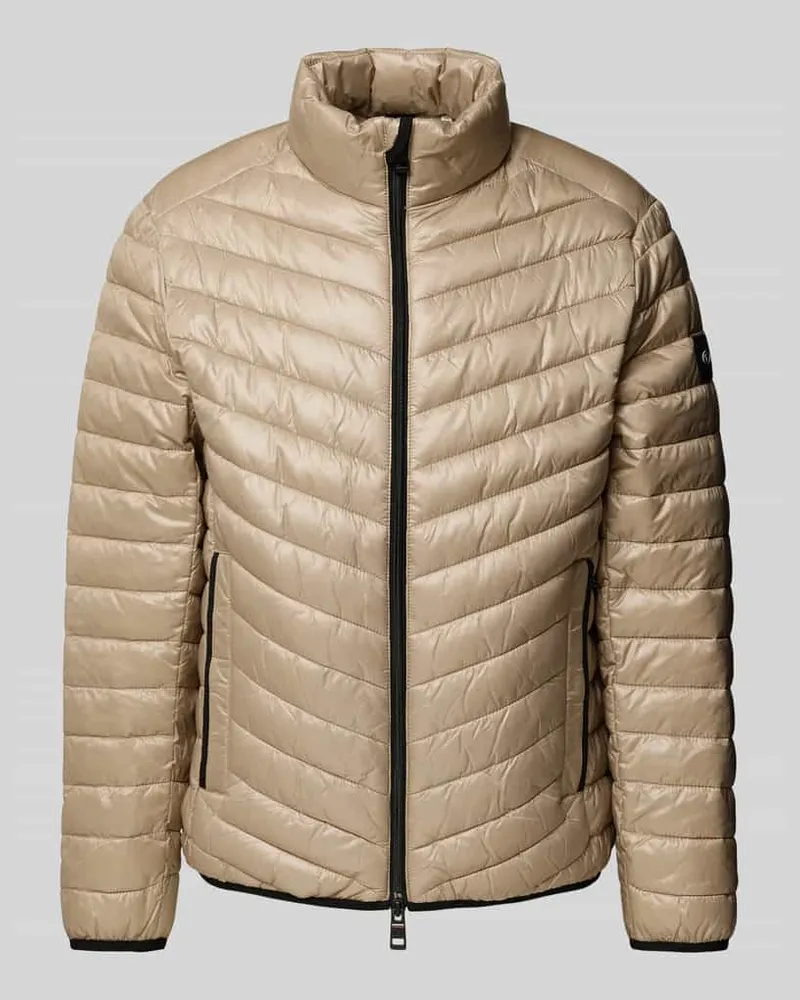 Tom Tailor Regular Fit Steppjacke mit Mesh-Details Sand