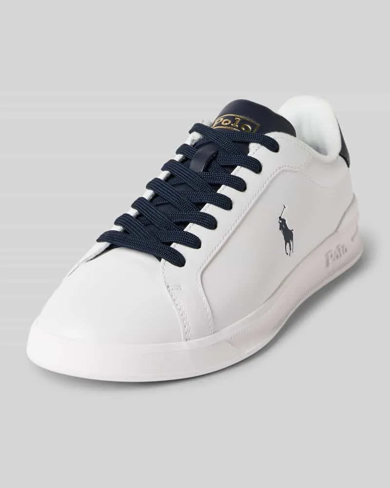 Ralph Lauren Sneaker mit Label-Print Weiss