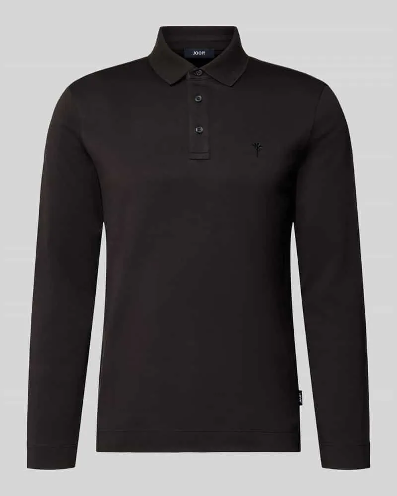 JOOP! Modern Fit Poloshirt aus reiner Baumwolle Modell 'Perolo Black