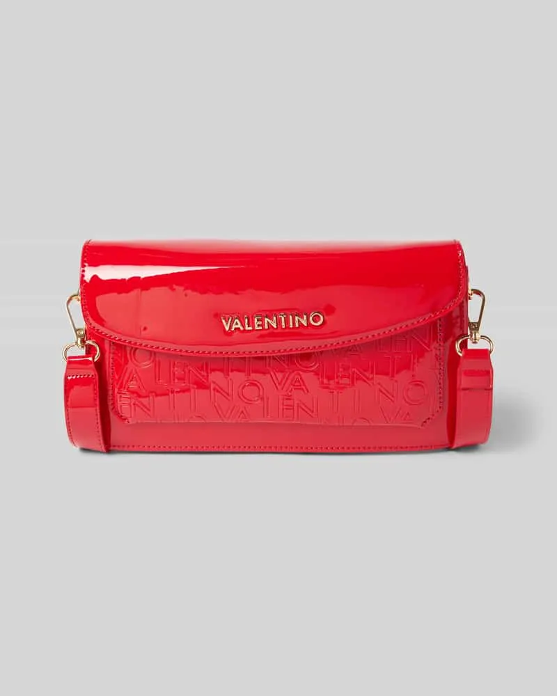 Valentino Garavani Handtasche mit Label-Applikation Modell 'GERANIUM Rot