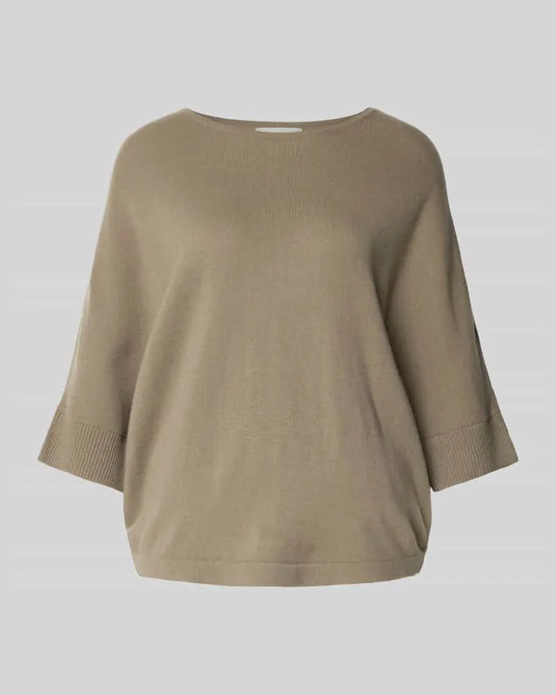 Juvia Sweatshirt mit Kaschmir-Anteil Beige