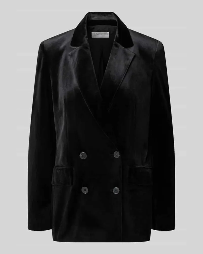 JAKE*S Regular Fit Blazer mit Schulterpolstern Black