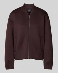 someday. Sweatjacke mit Stehkragen Modell 'Ukuya Bordeaux