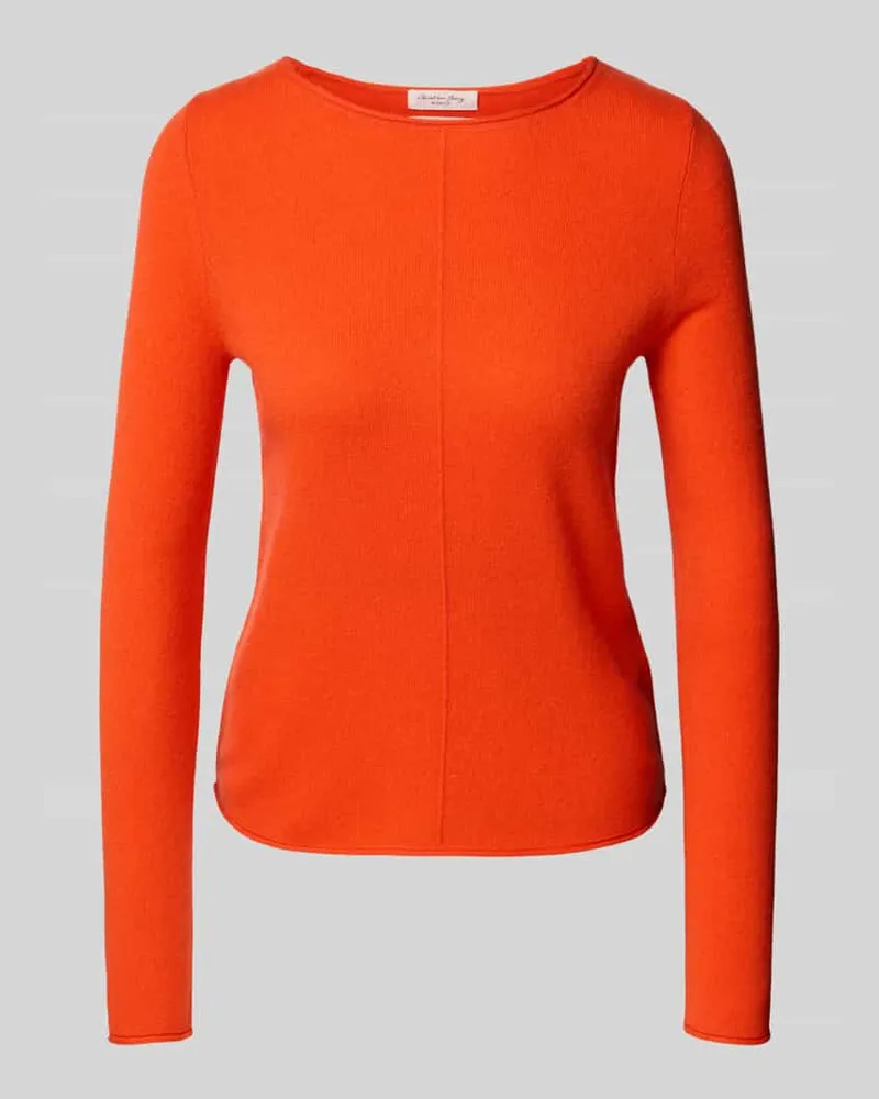 Christian Berg Strickpullover aus reinem Kaschmir Orange