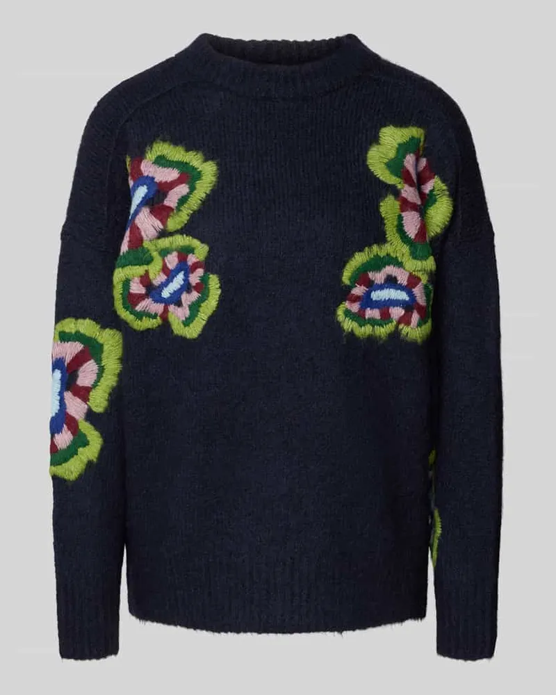 Essentiel Loose Fit Pullover mit Woll-Anteil Marine