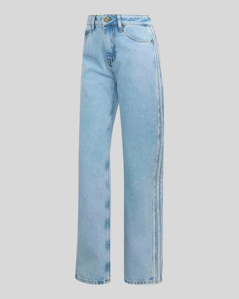 adidas Straight Fit Jeans aus reiner Baumwolle Jeansblau