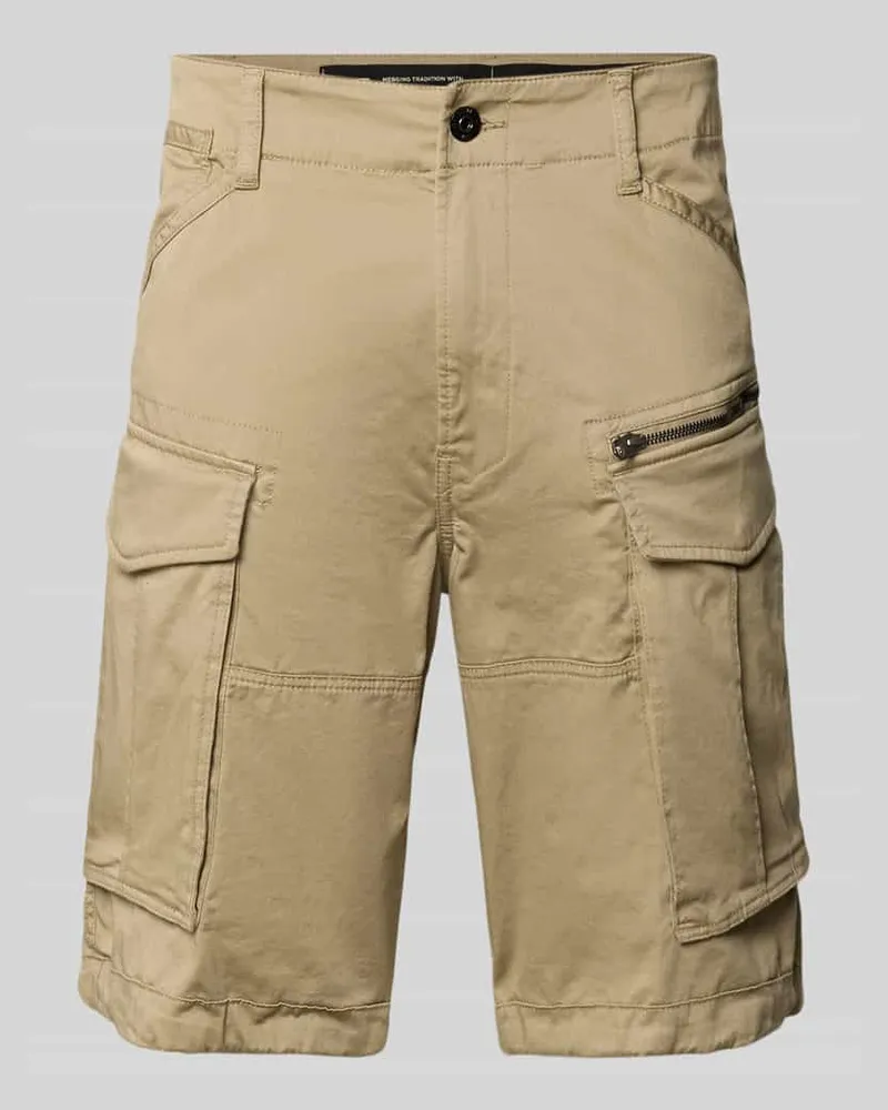 G-STAR RAW Bermudas mit Pattentaschen Modell 'ROVIC ZIP Beige