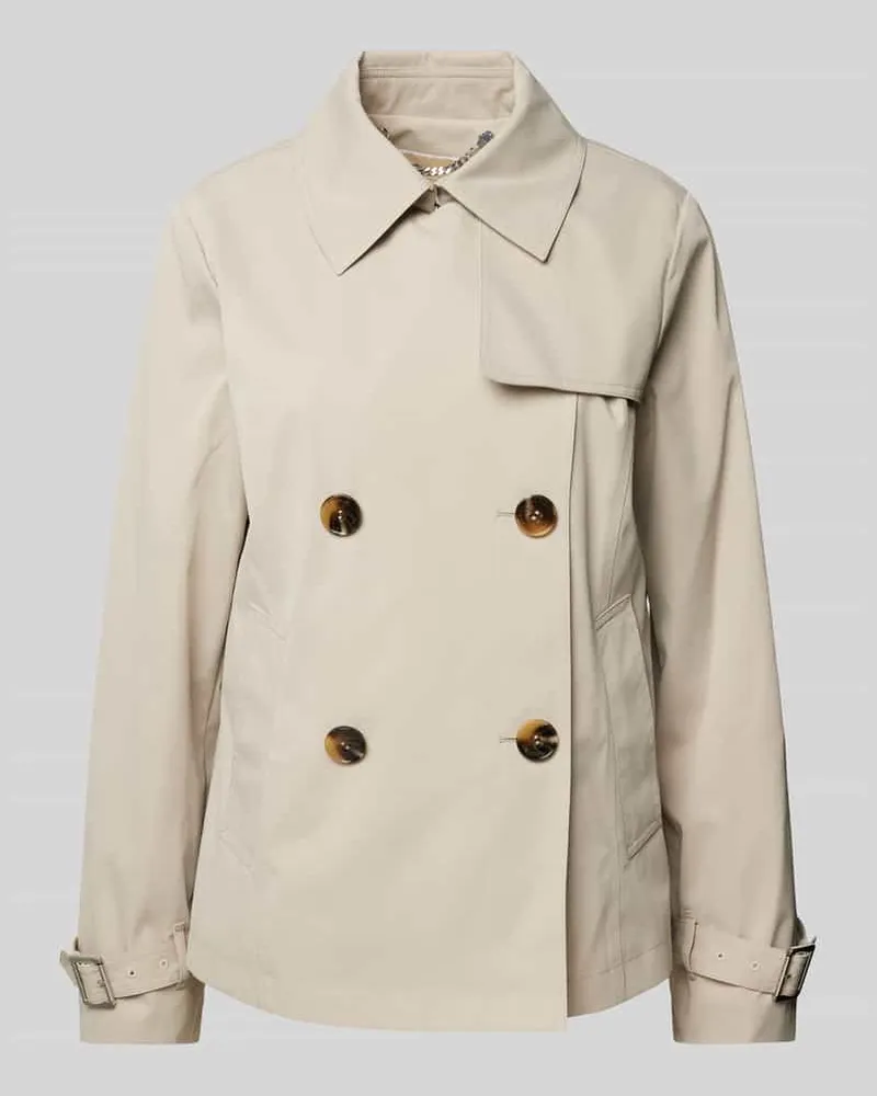 Michael Kors Trenchcoat mit Leistentaschen Sand