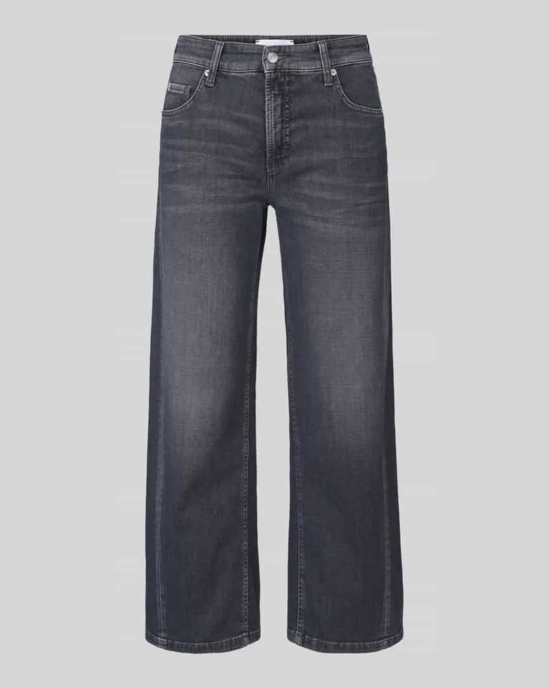 Cambio Barrel Jeans aus reiner Baumwolle Modell 'ORIA Mittelgrau