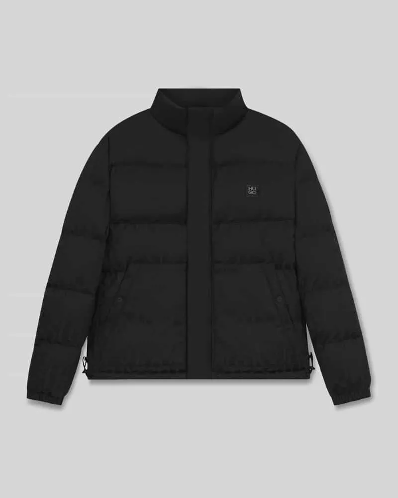 HUGO BOSS Regular Fit Steppjacke mit Stehkragen Modell 'BALTO Black