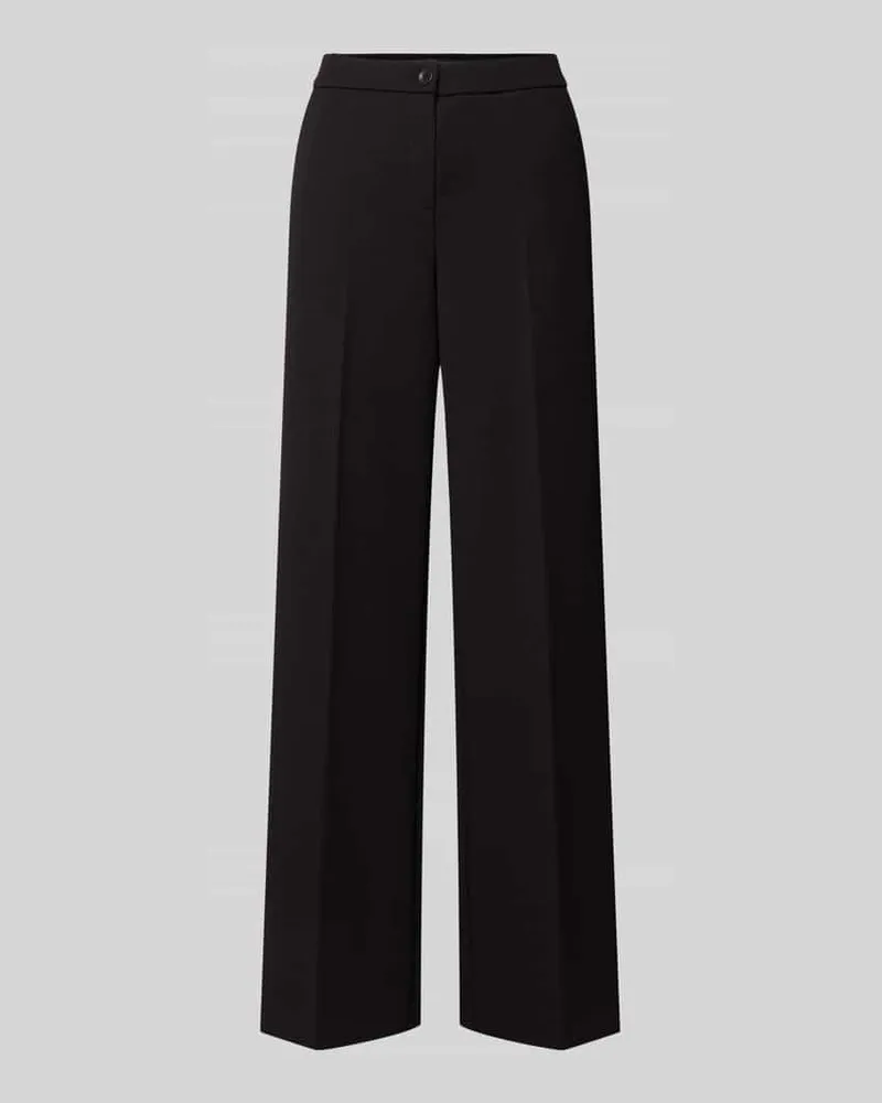 SteHmann Hose mit Bügelfalten Modell 'Hillda Black