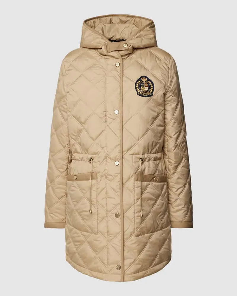 Ralph Lauren Kurzmantel in Stepp-Optik Beige