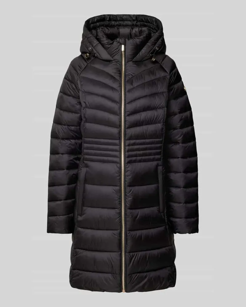 Michael Kors Steppmantel mit Kapuze Black