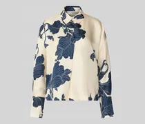 Regular Fit Bluse aus reiner Seide Modell 'Marino