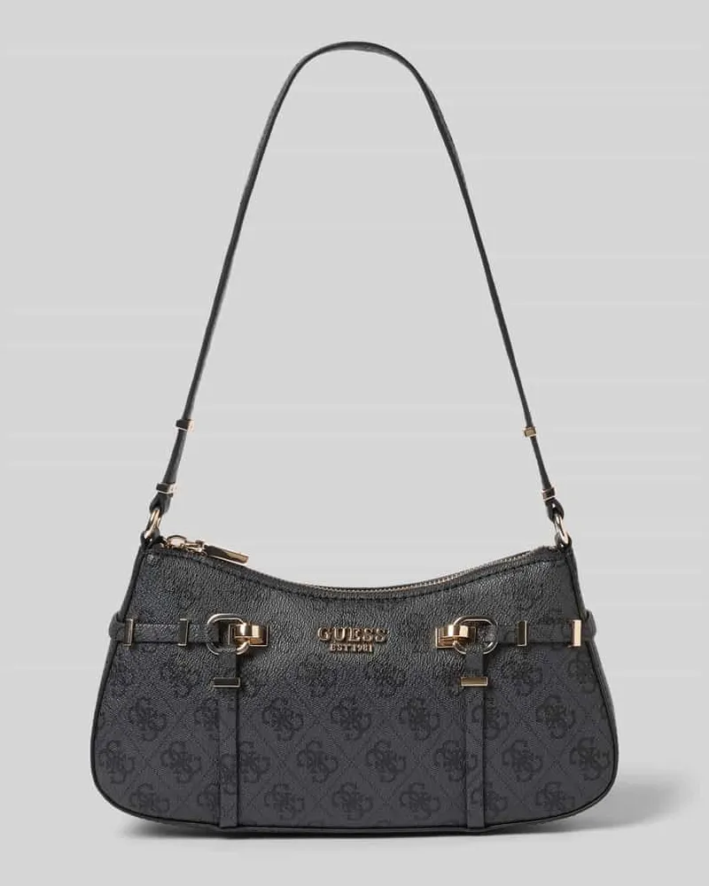 Guess Handtasche mit Logo-Muster Modell 'LEONA Black