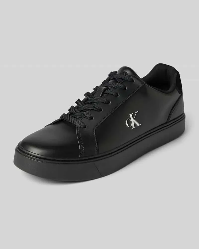 Calvin Klein Sneaker mit Label-Detail Black