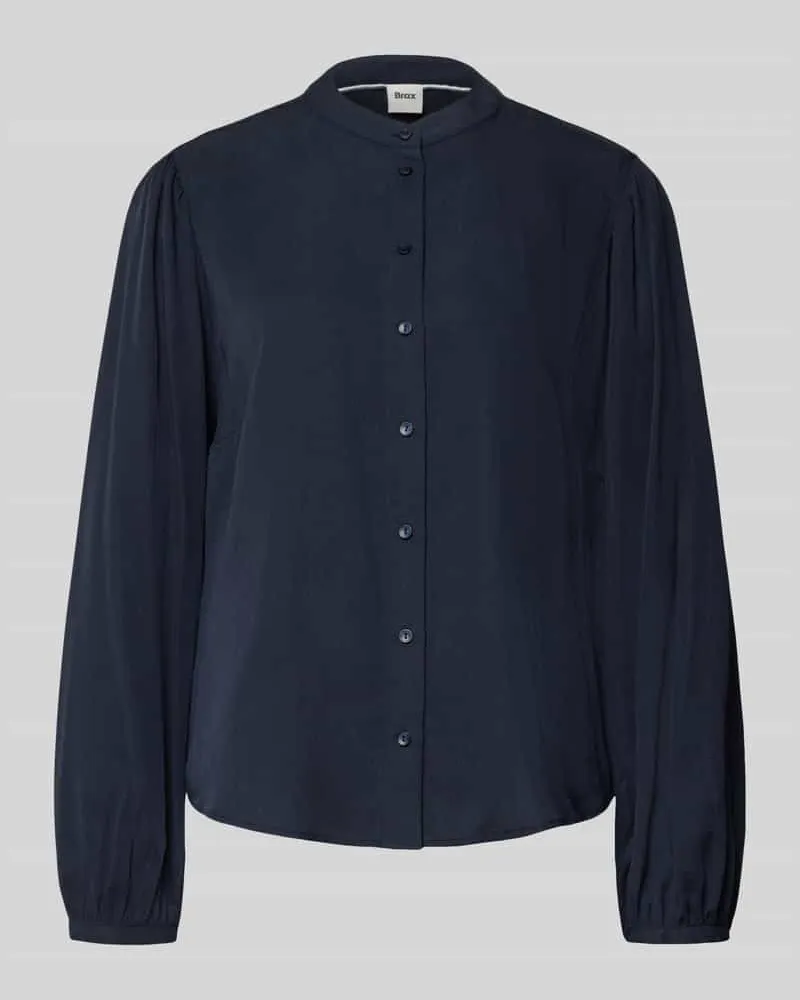 Brax Regular Fit Bluse aus Lyocell Modell 'Valeria Marine
