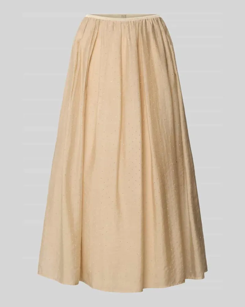 Luisa Cerano Midirock mit elastischem Bund Sand