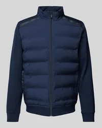 Fynch-Hatton Steppjacke mit Stehkragen Marine