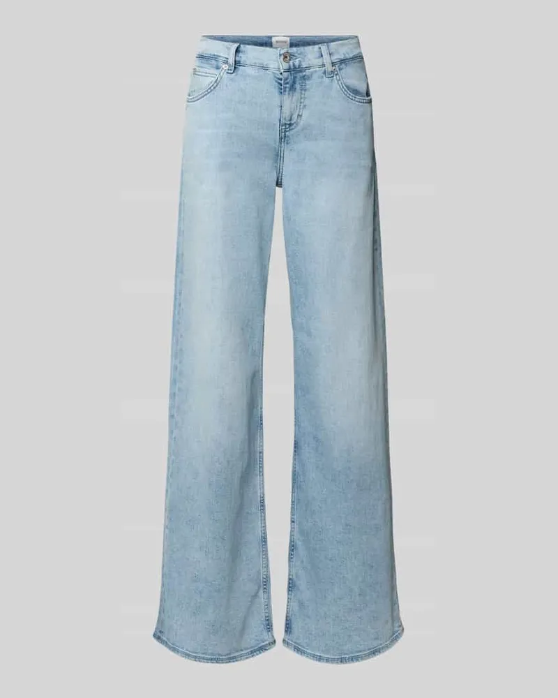 Mustang Wide Leg Jeans Modell 'MEDLEY Jeansblau