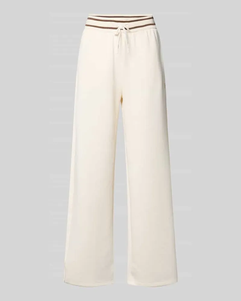 Armani Exchange Sweatpants mit elastischem Bund Offwhite