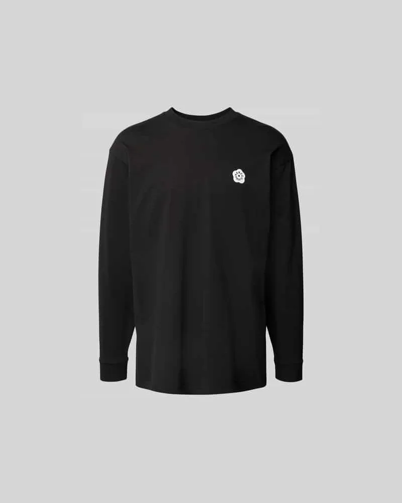 Kenzo Sweatshirt mit Logo-Print Black