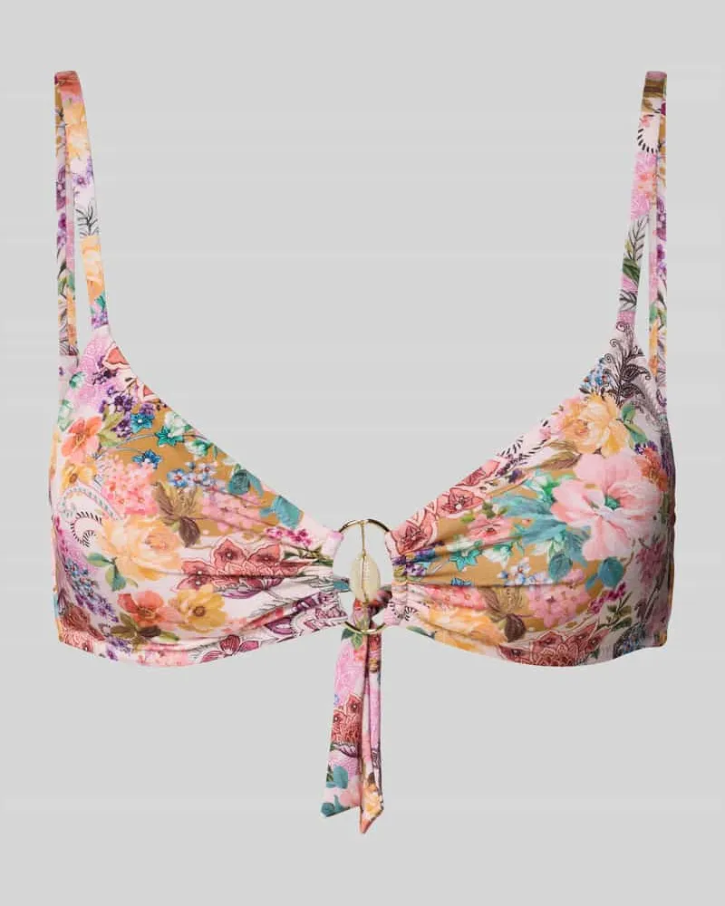 watercult Bikini-Oberteil mit rückseitiger Schnürung Rosa