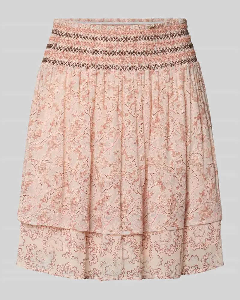 HUGO BOSS Ausgestellter Mini-Rock mit Allover-Muster Modell 'C_VESIANA Rose