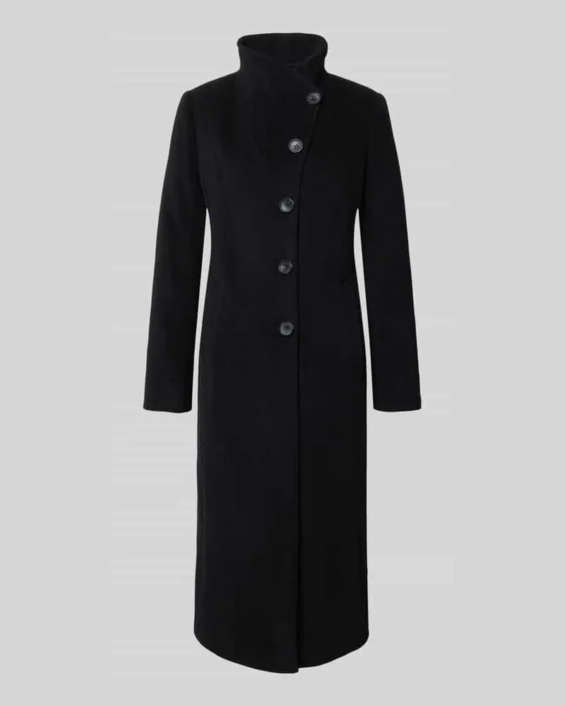 Milo Coats Wollmantel mit Kaschmir-Anteil Modell 'NADA Black