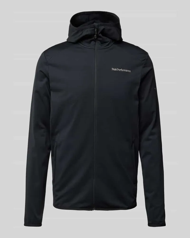 Peak Performance Jacke mit Label-Stitching Black